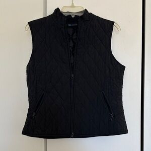 Relativity Quilted Black Vest
